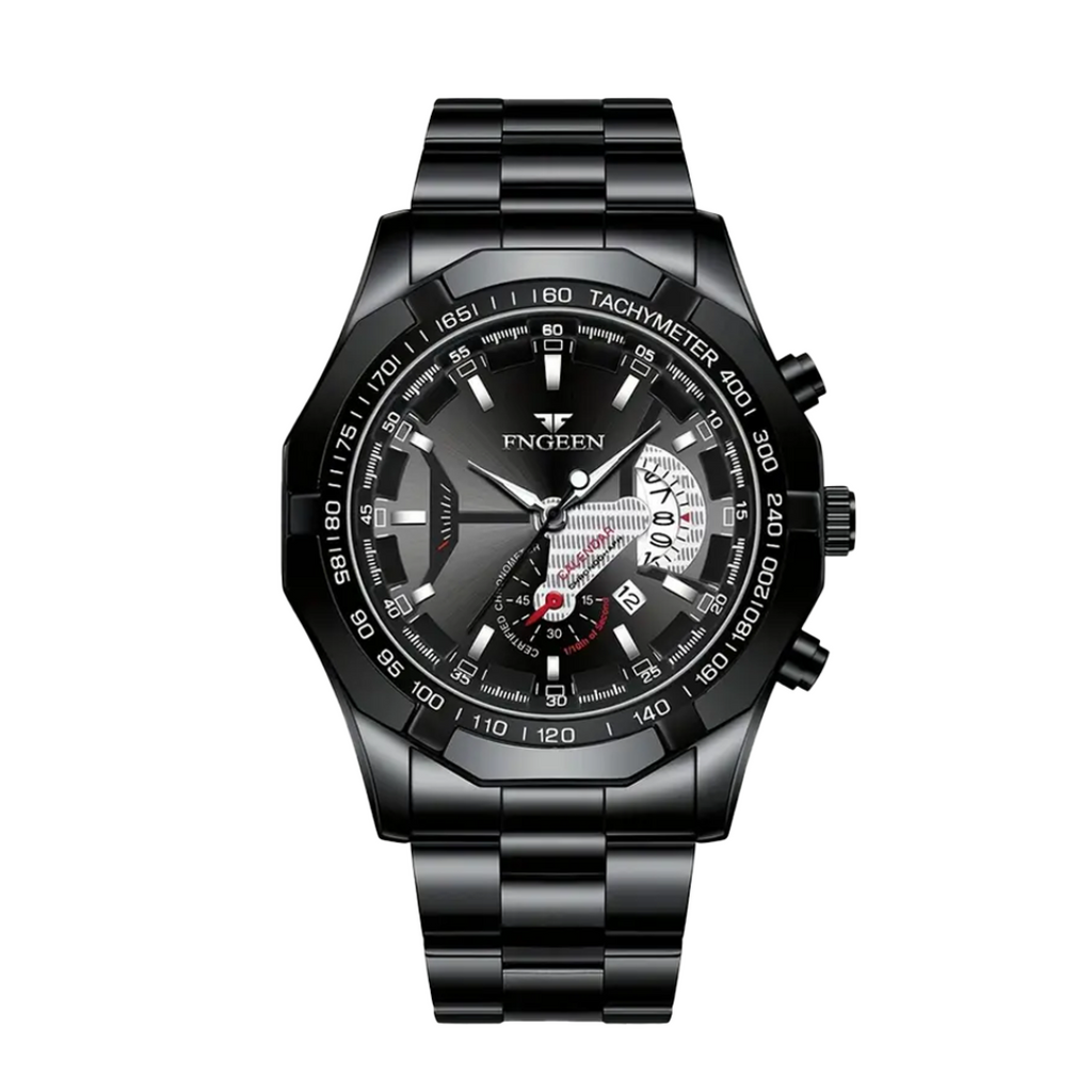 Relógio De Pulso Masculino Com Mostrador Grande E Calendário Criativo | 44mm