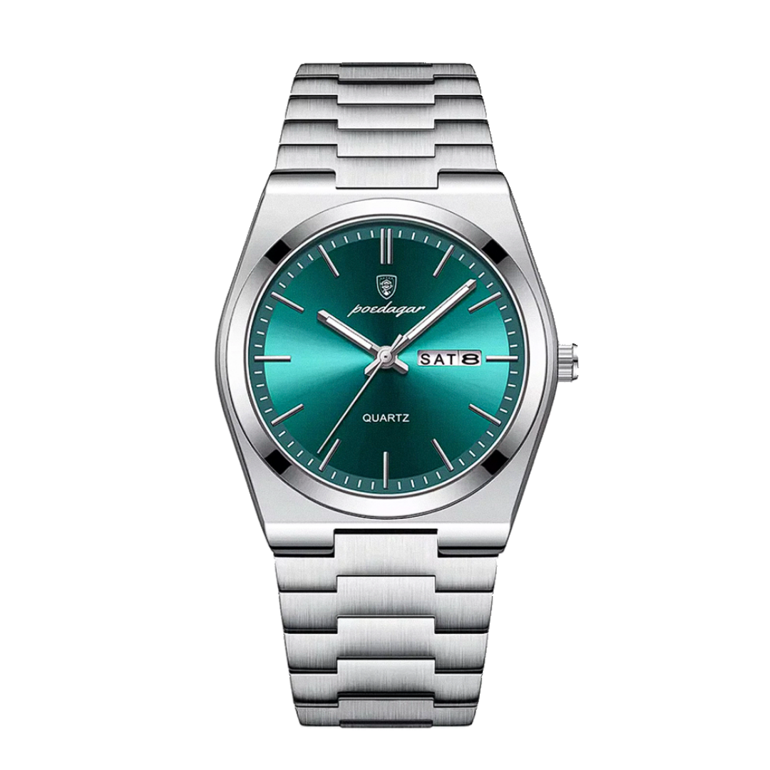 Relógio Estilo Vintage Sóbrio Com Precisão De Dia E Data | 40mm