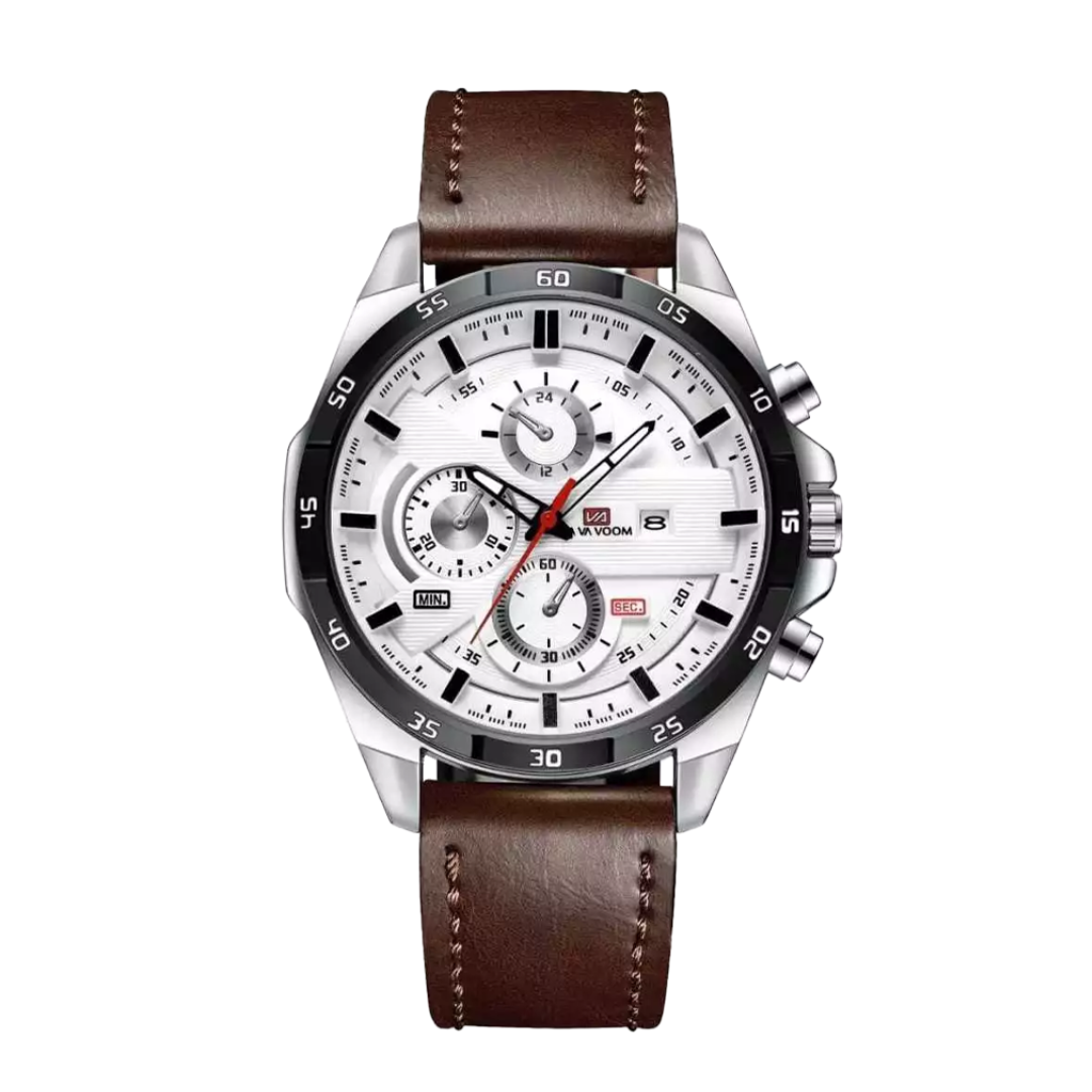 Relógio Cronógrafo Masculino Luxuoso | 46mm