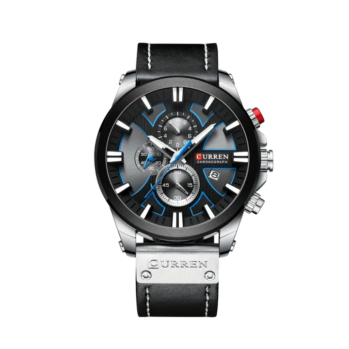 Relógio Masculino De Quartzo Multifuncional Com Brilho No Escuro | 49mm