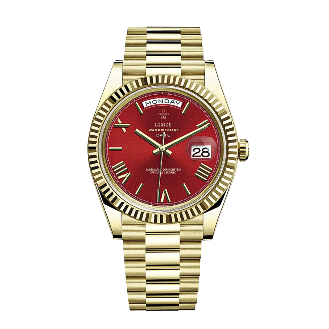 Relógio Com Linhas Definidas e Estilo Clássico