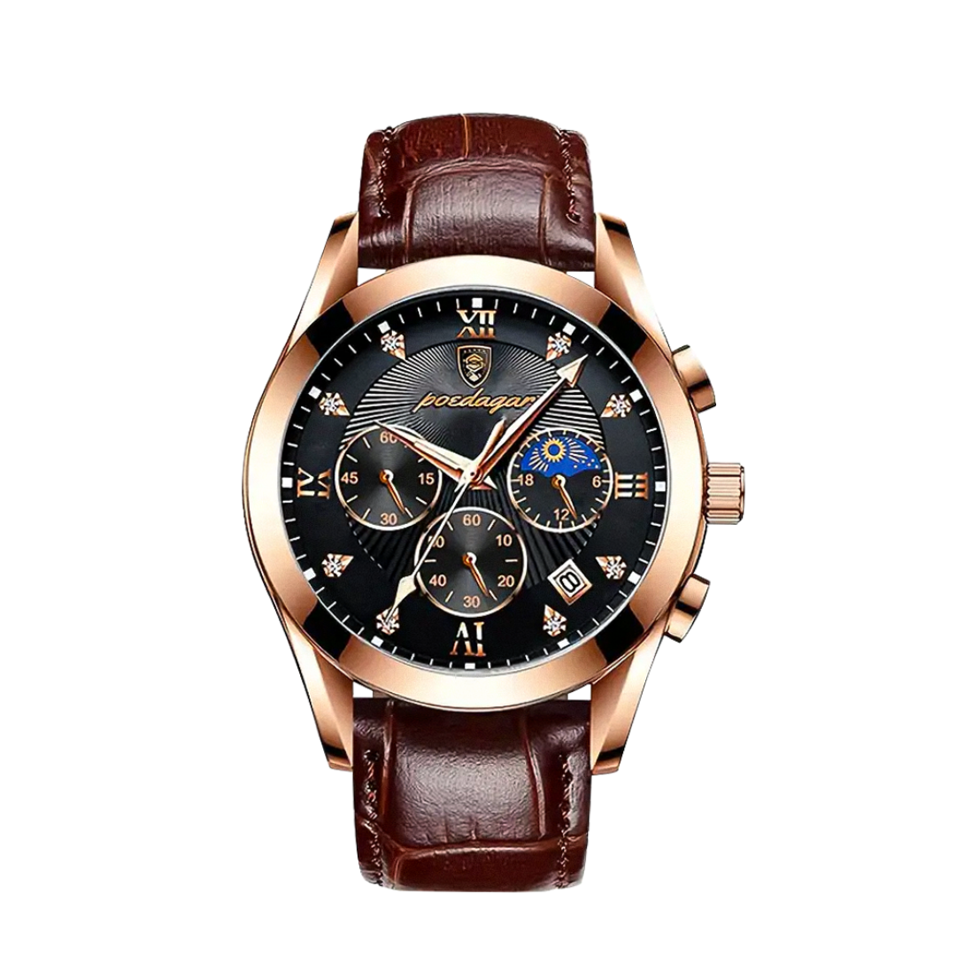 Relógio De Pulso Masculino Luminoso E Elegante | 42mm