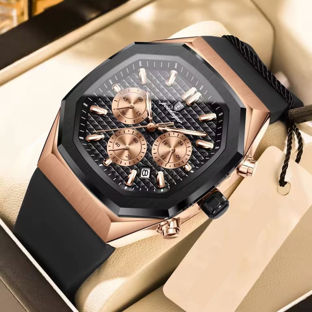 Relógio Militar Luminoso à Prova de Água