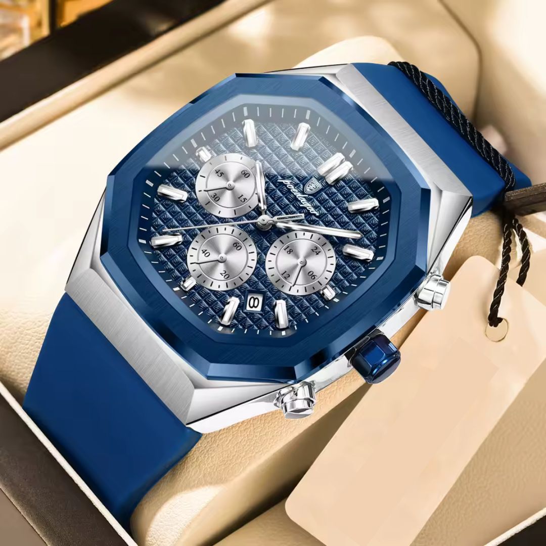 Relógio Militar Luminoso à Prova de Água