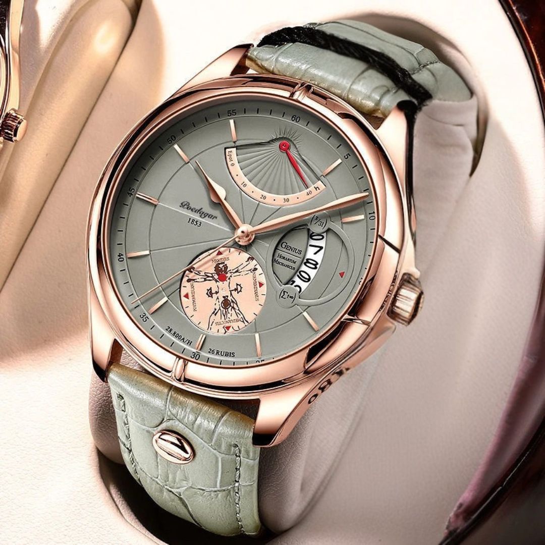 Relógio de Pulso de Luxo para Homem com Quartzo