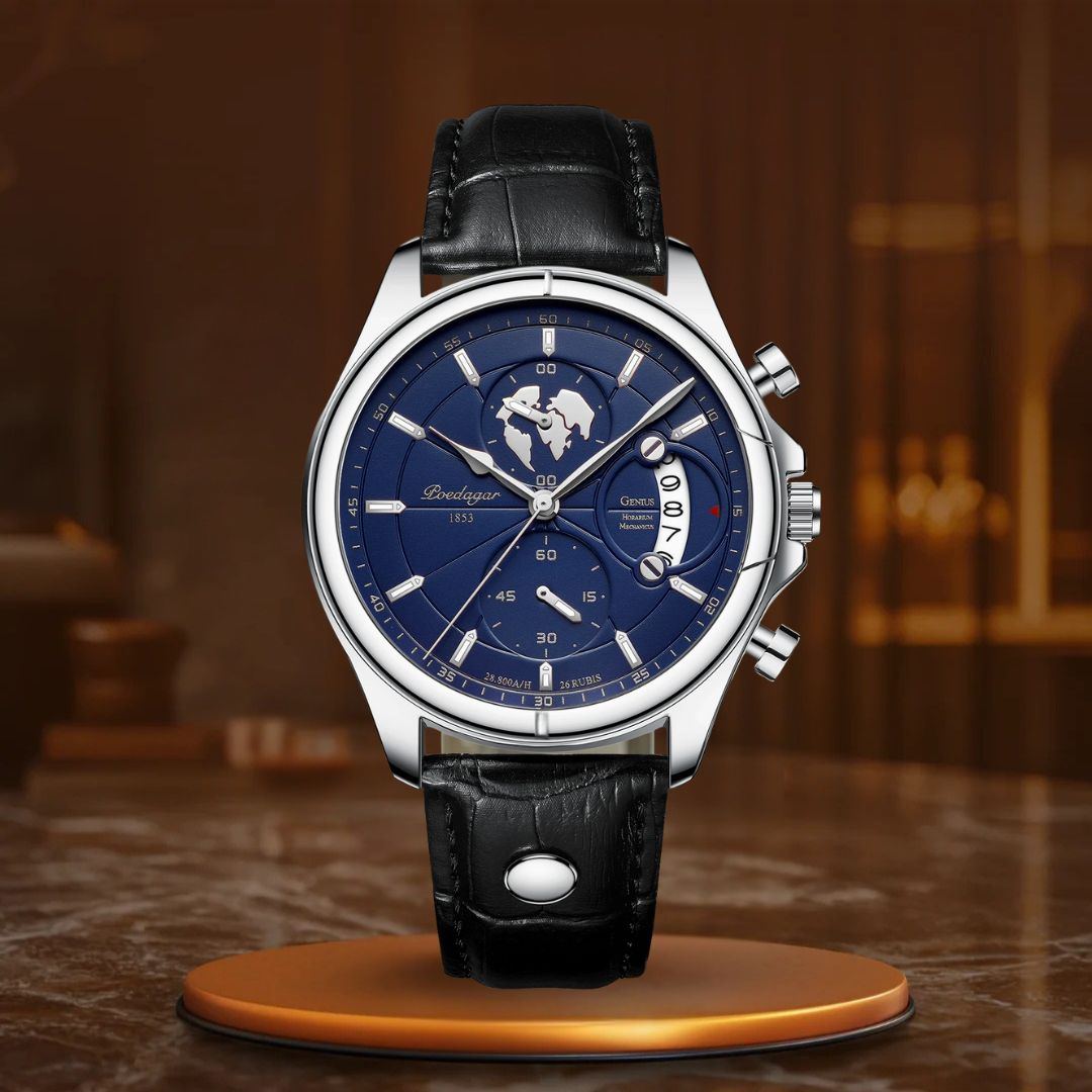 Relógios de Couro à Prova de Água