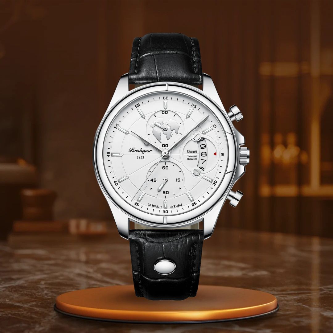 Relógios de Couro à Prova de Água