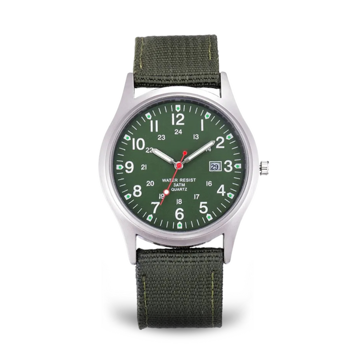 Relógio de Pulso Casual com Inspiração Militar