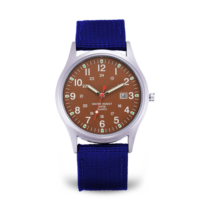 Relógio de Pulso Casual com Inspiração Militar