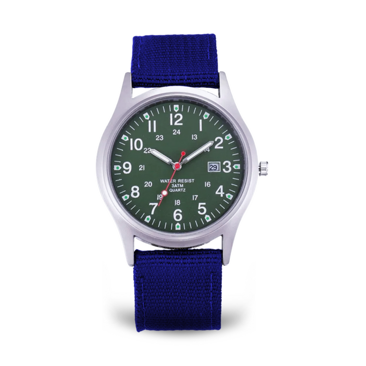 Relógio de Pulso Casual com Inspiração Militar