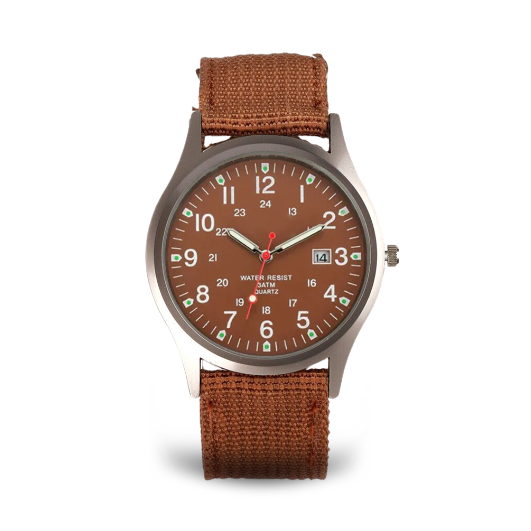Relógio de Pulso Casual com Inspiração Militar