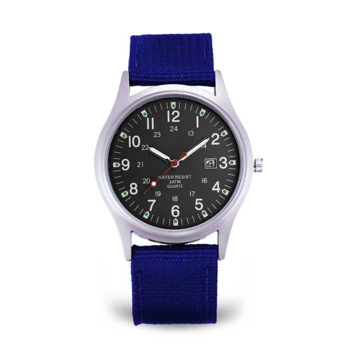 Relógio de Pulso Casual com Inspiração Militar