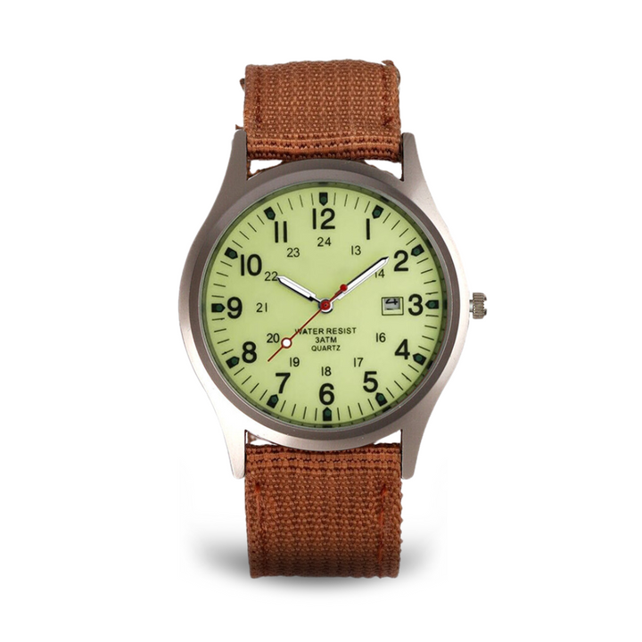 Relógio de Pulso Casual com Inspiração Militar