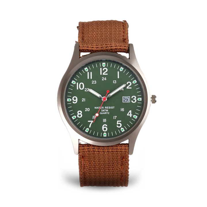 Relógio de Pulso Casual com Inspiração Militar