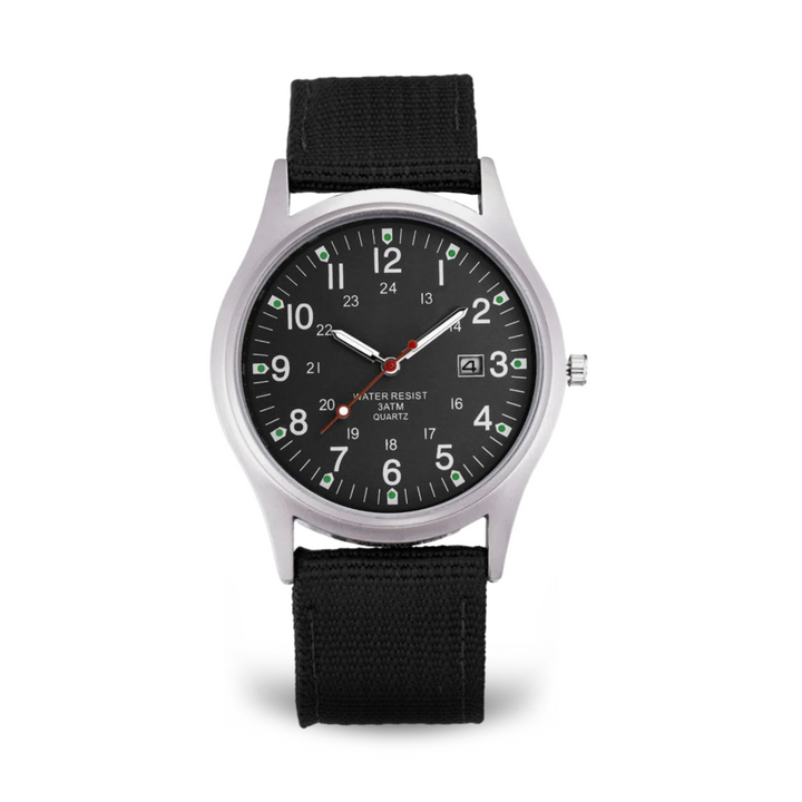 Relógio de Pulso Casual com Inspiração Militar