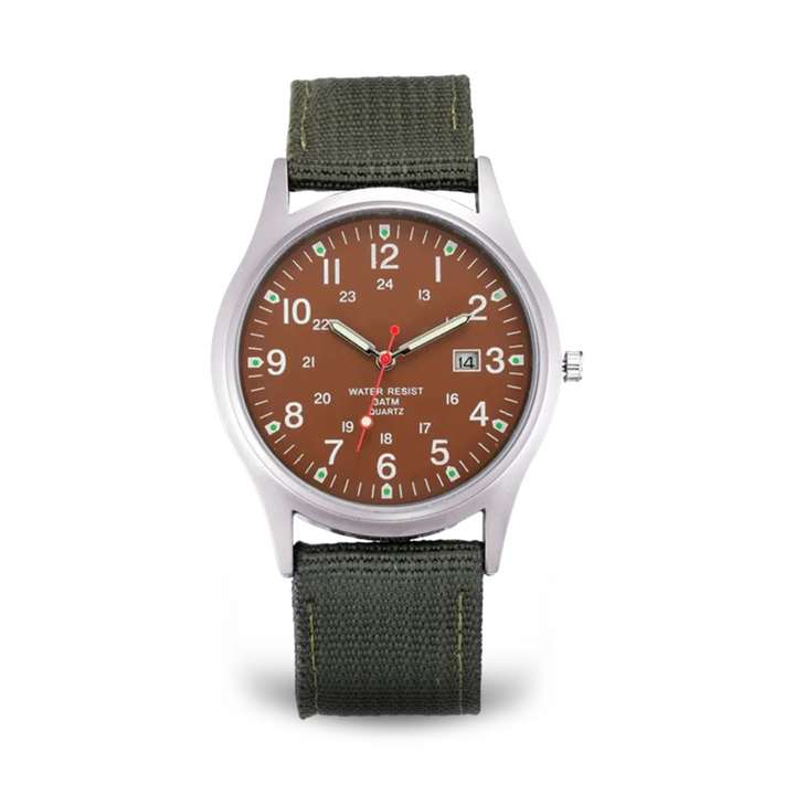 Relógio de Pulso Casual com Inspiração Militar
