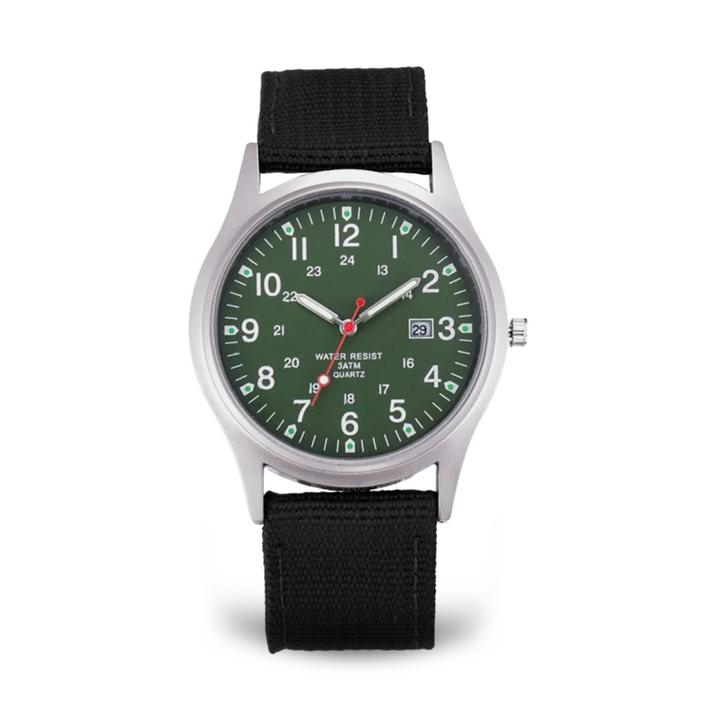Relógio de Pulso Casual com Inspiração Militar