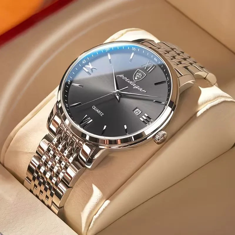 Relógio de Pulso Elegante Masculino Desportivo de Luxo