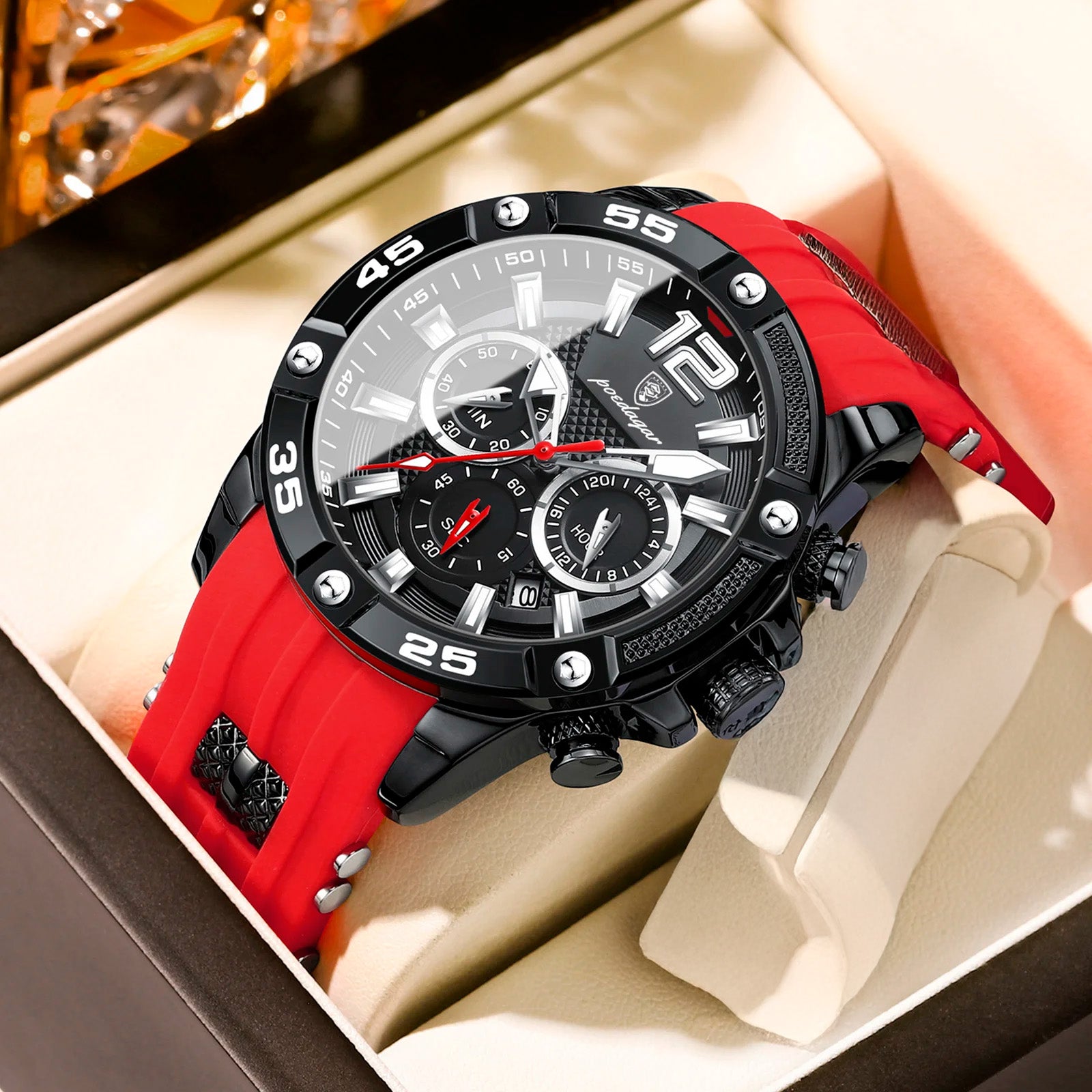 Relógio Masculino Casual de Luxo