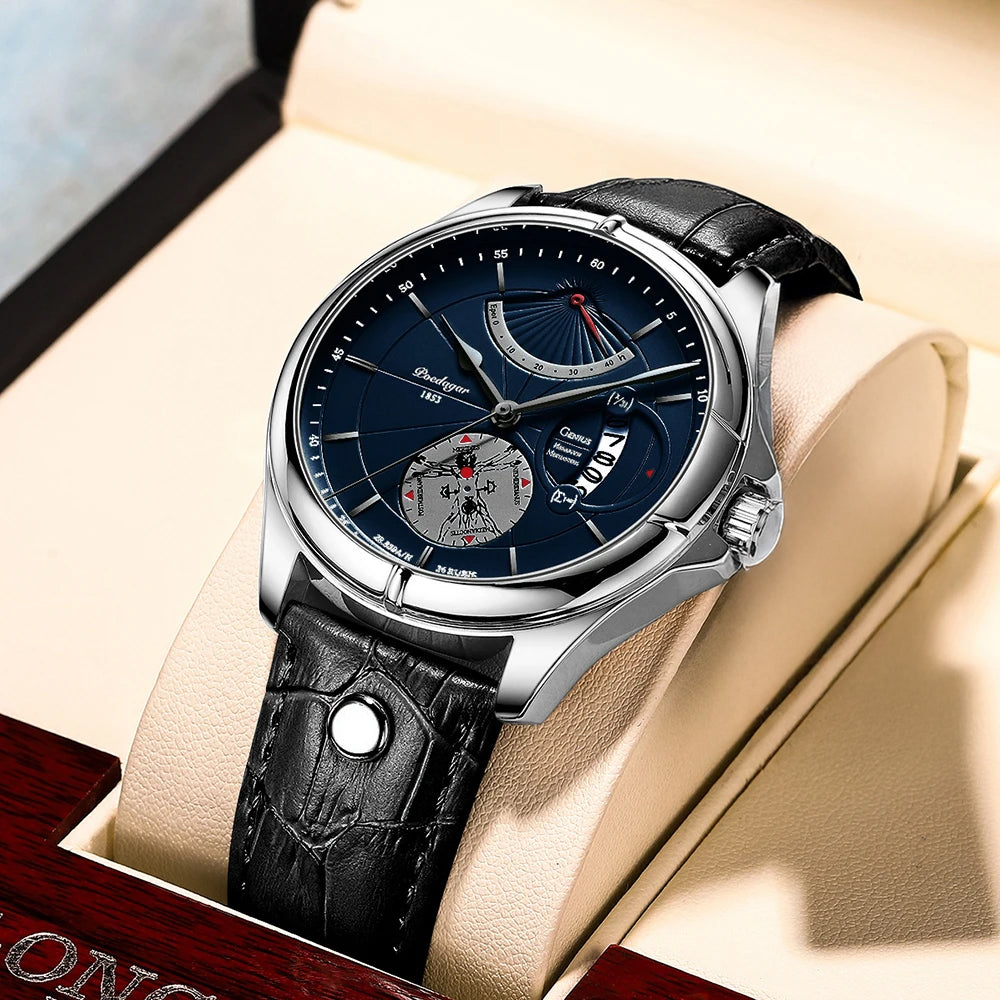 Relógio de Pulso de Luxo para Homem com Quartzo