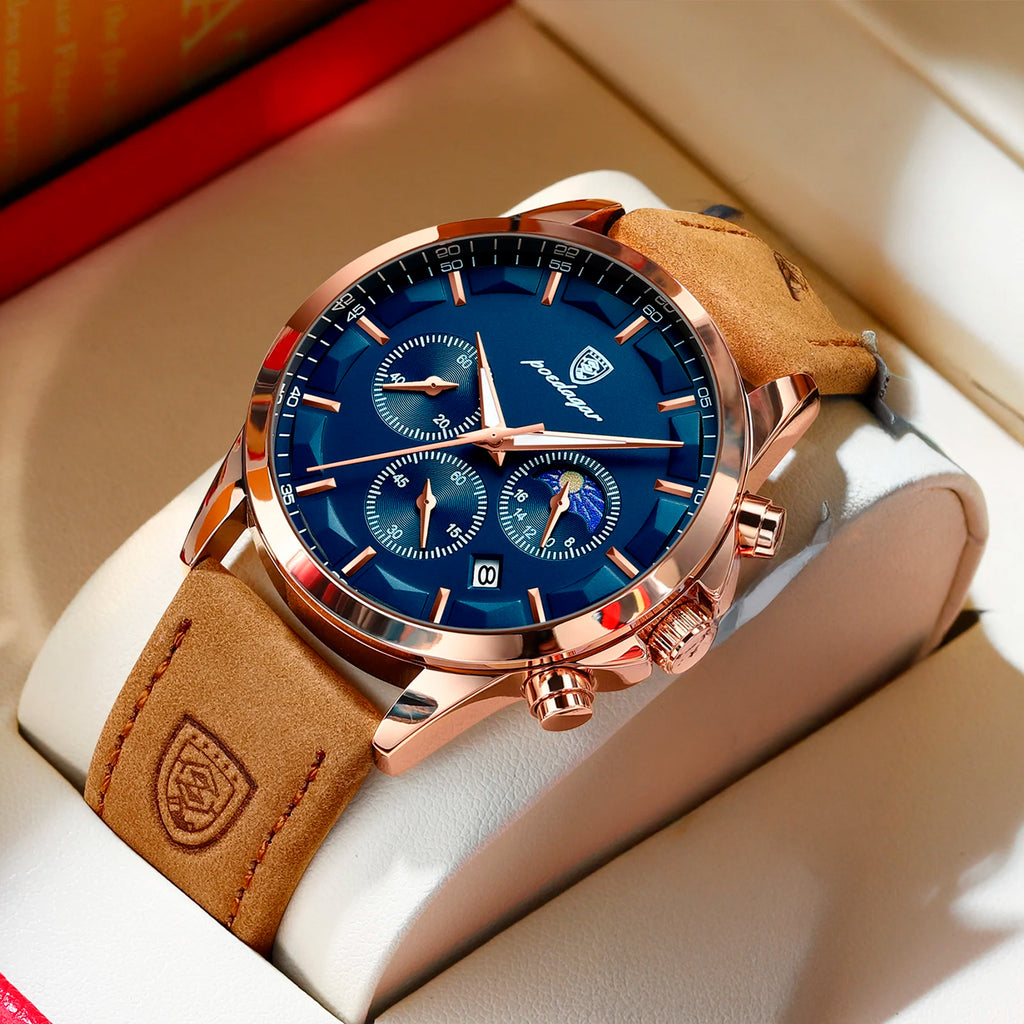 Relógio Desportivo de Quartzo de Luxo para Homem