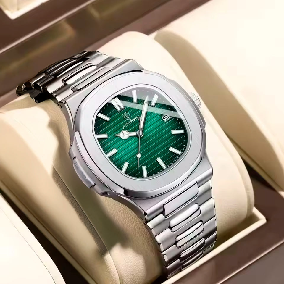 Relógio de Pulso Masculino de Luxo com Quartzo