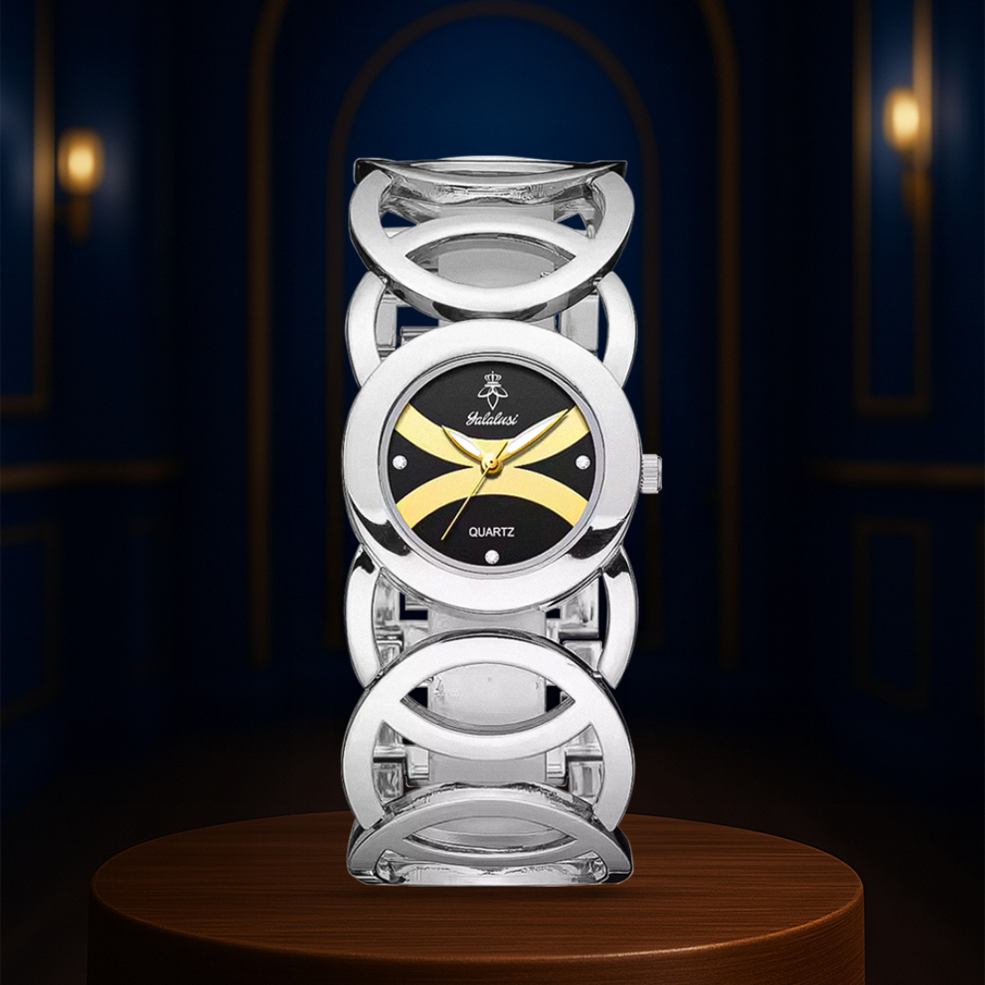 Relógios Com Pulseira De Círculos Entrelaçados Estilosos | 30mm