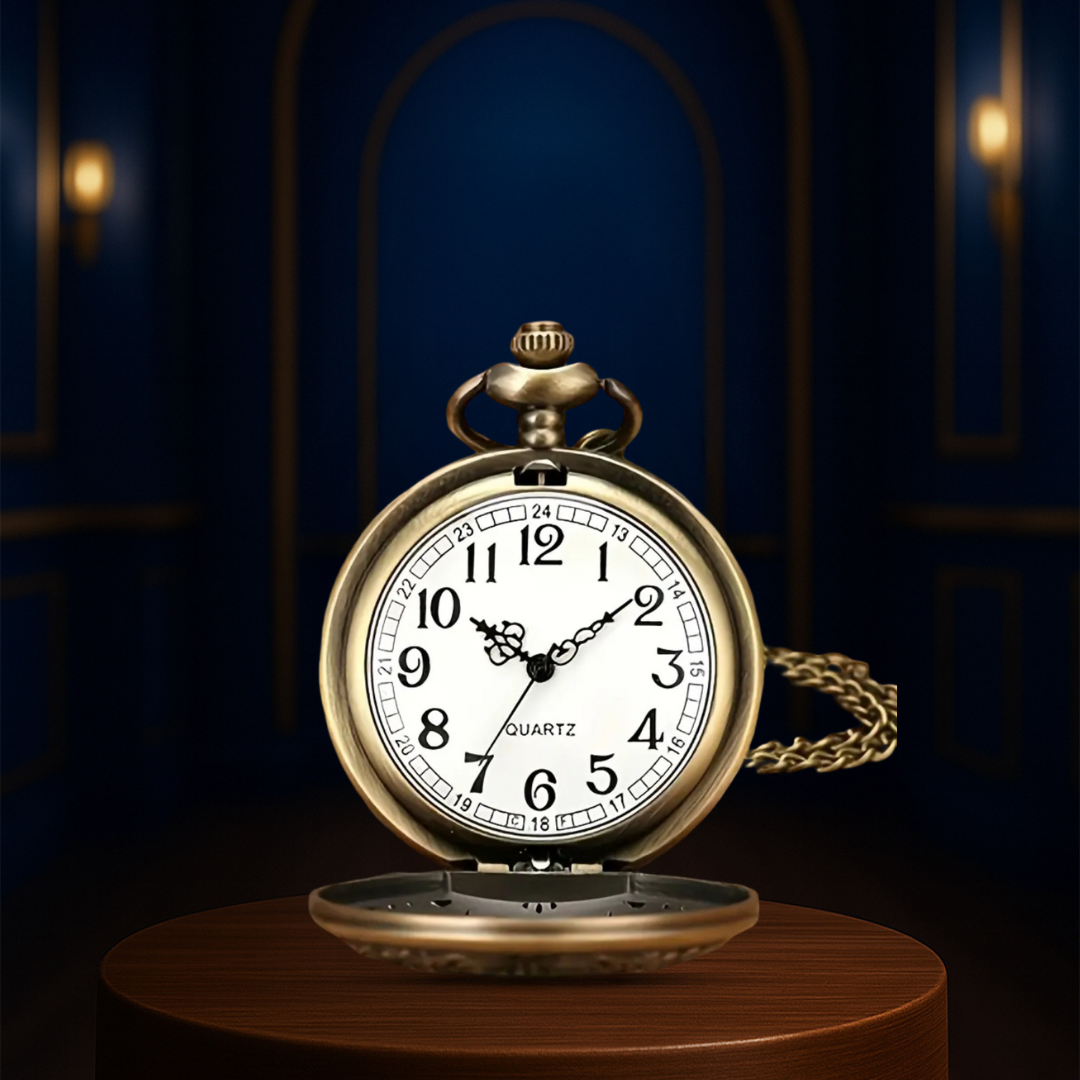 Relógio De Bolso Motociclista Luxuoso | 45mm