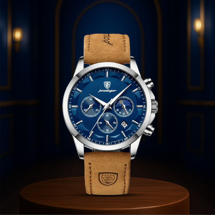 Relógio Cronógrafo Multifuncional Masculino E Estiloso | 42mm