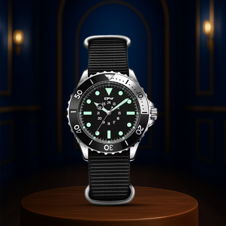 Relógio Clássico Com Marcadores Luminosos | 41mm