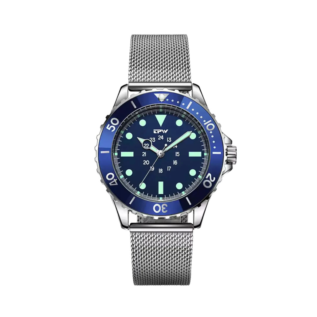 Relógio Clássico Com Marcadores Luminosos | 41mm