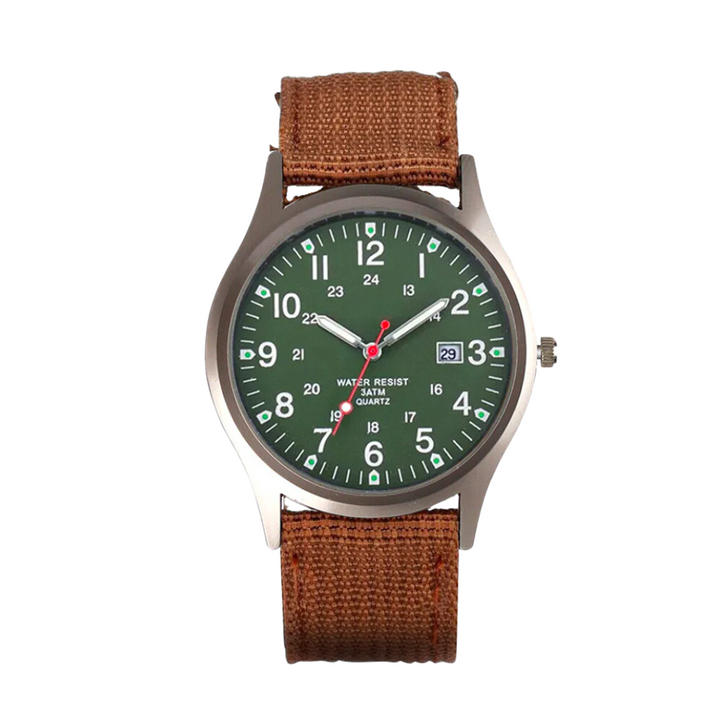 Relógio De Campo Robusto Com Correia De Tecido Resistente | 40mm