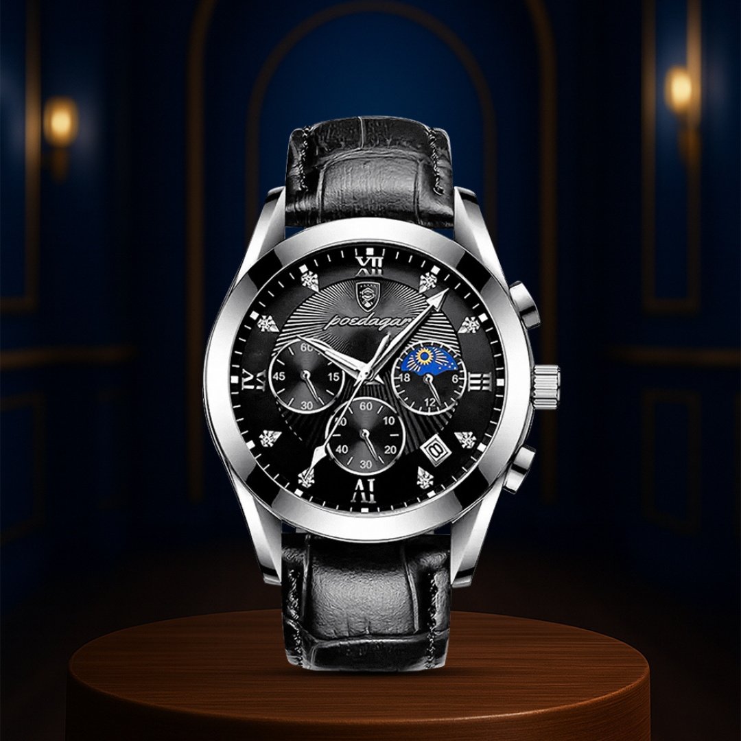 Relógio De Pulso Masculino Luminoso E Elegante | 42mm