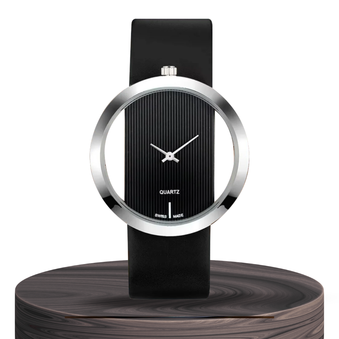 Relógio De Quartzo Com Mostrador Transparente | 40 mm