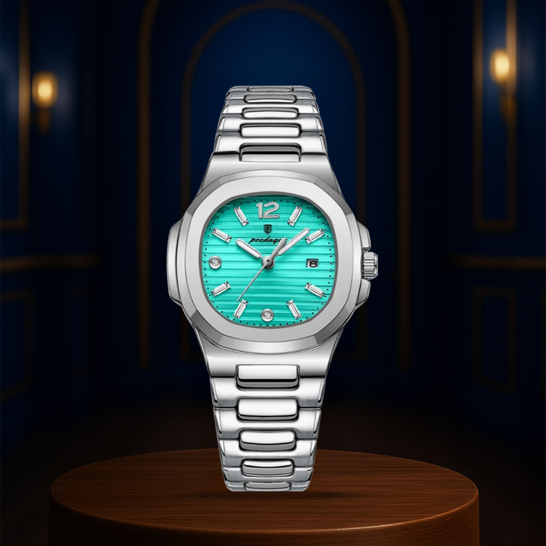 Relógio De Luxo Brilhante| 34 mm