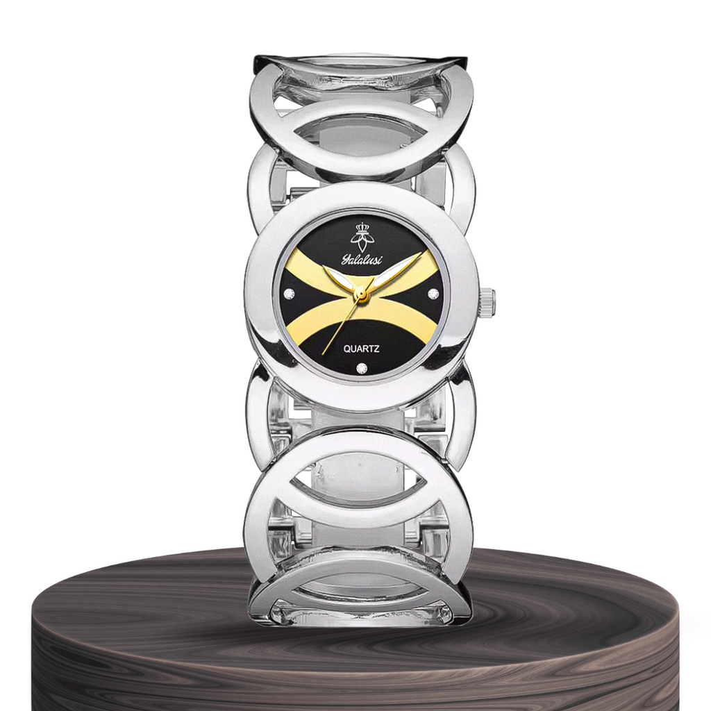 Relógios Com Pulseira De Círculos Entrelaçados Estilosos | 30mm