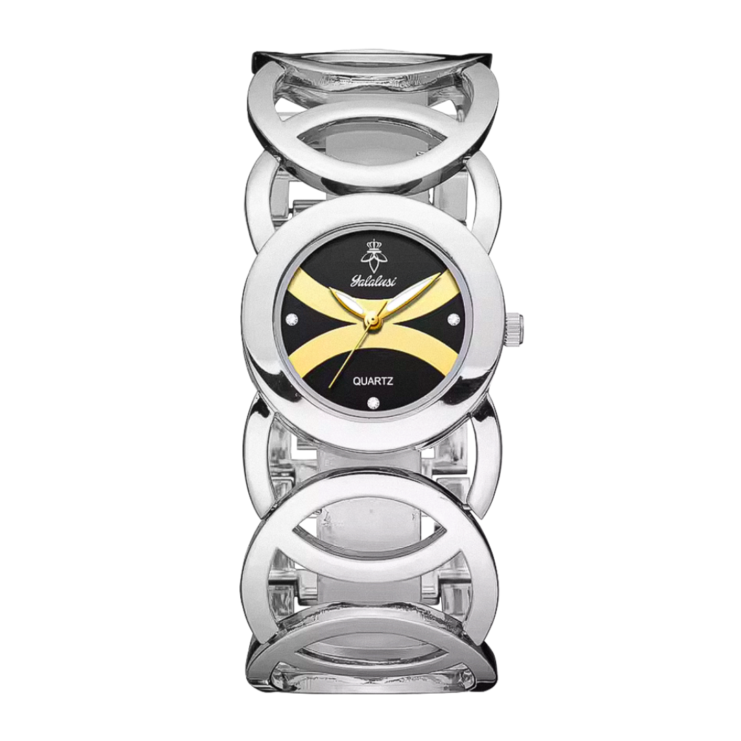 Relógios Com Pulseira De Círculos Entrelaçados Estilosos | 30mm