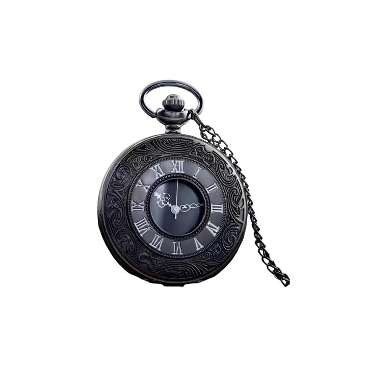 Relógio De Bolso Ornamentado Com Algarismos Romanos | 45mm