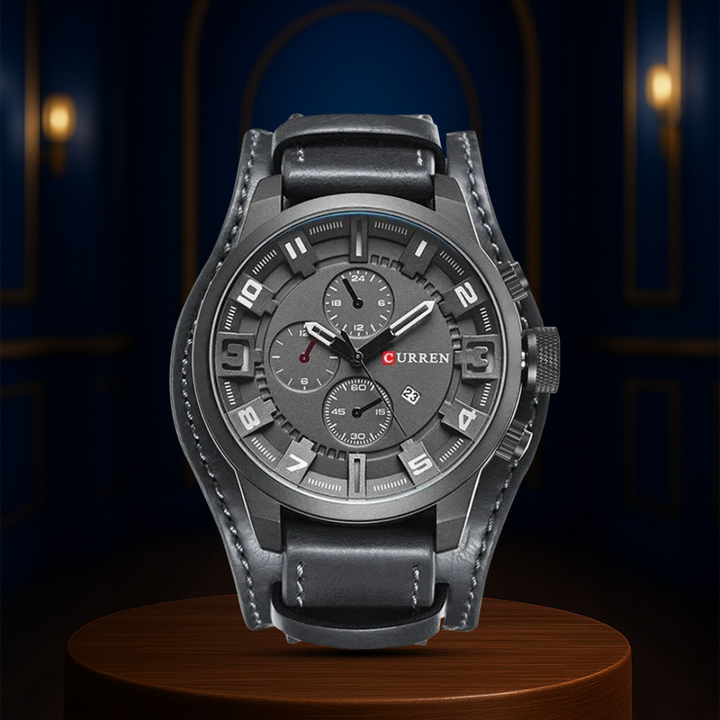 Relógio Cronógrafo Masculino Desportivo | 46mm