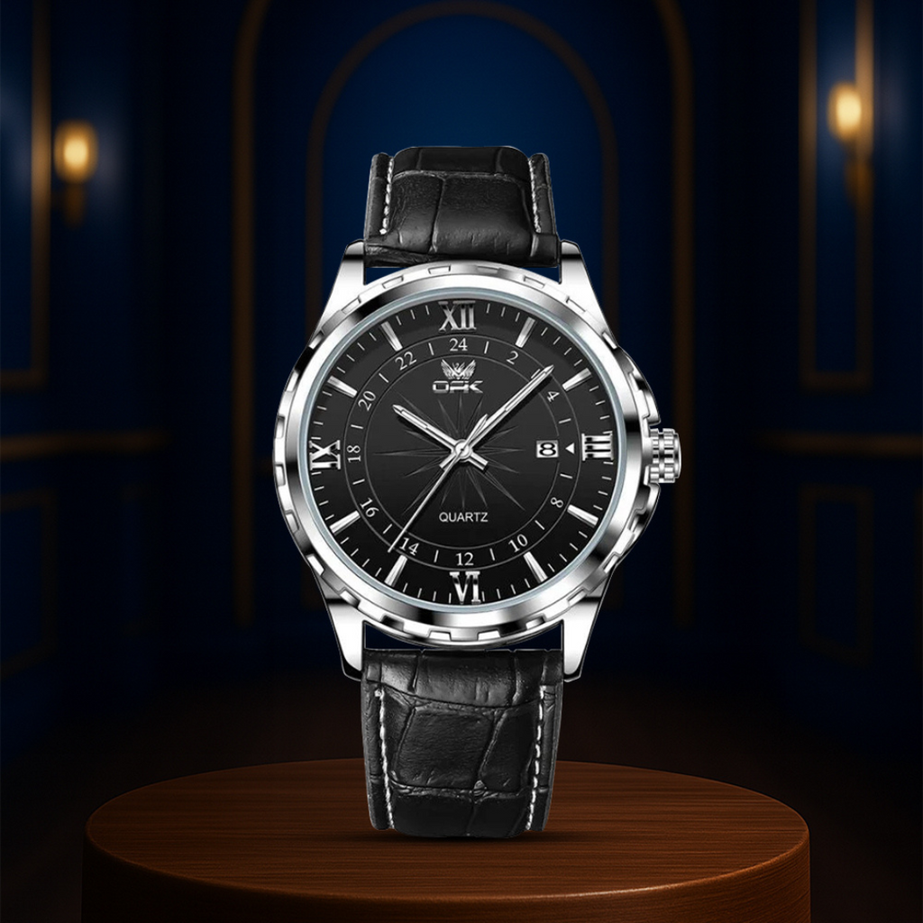 Relógio De Pulso Cronógrafo Com Múltiplas Funções | 40mm