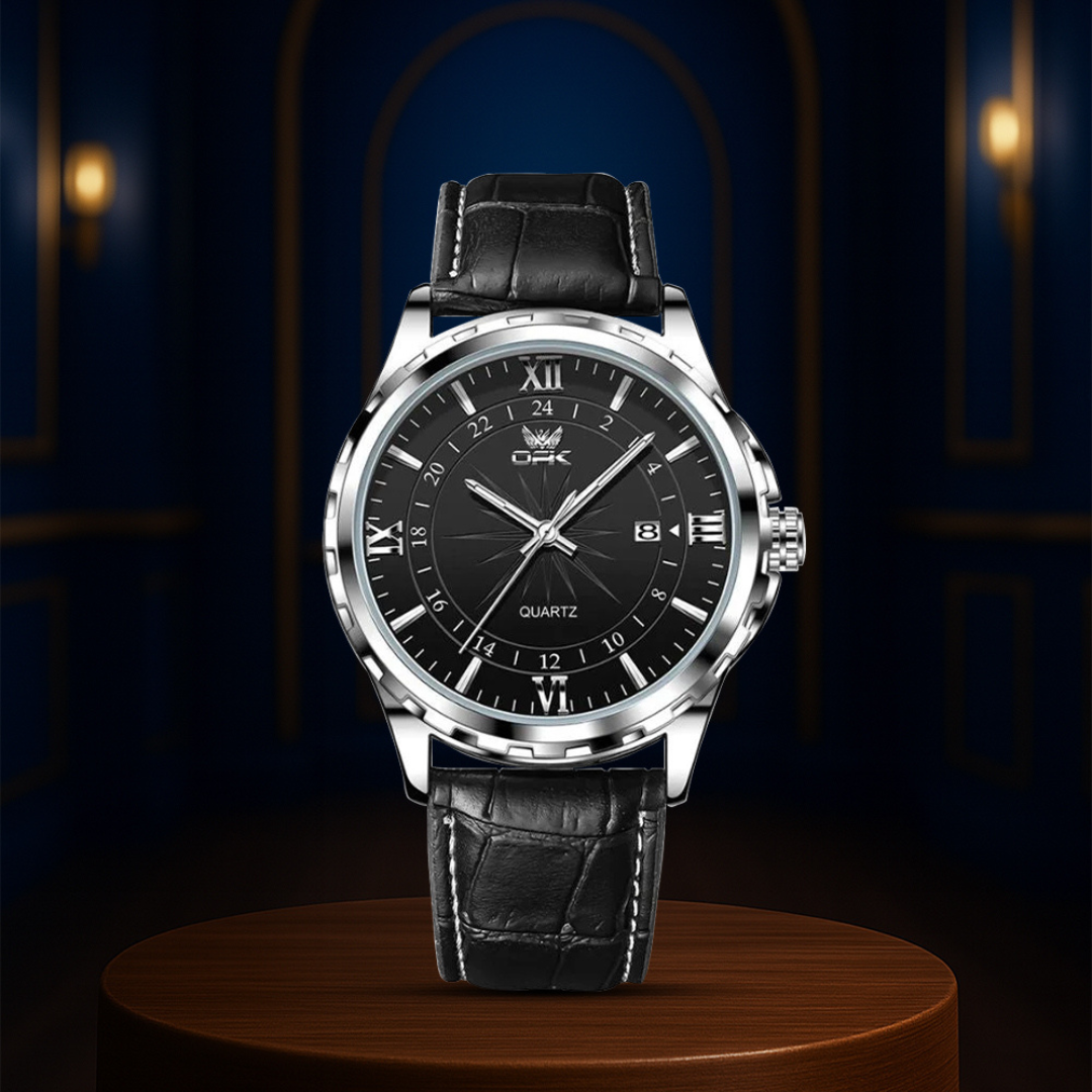 Relógio De Pulso Cronógrafo Com Múltiplas Funções | 40mm