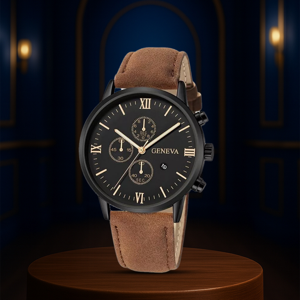 Relógio De Quartzo De Estilo Descontraído Com Mostrador Analógico | 40.5mm