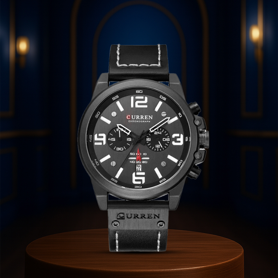 Relógio De Quartzo Casual E Moderno | 47mm