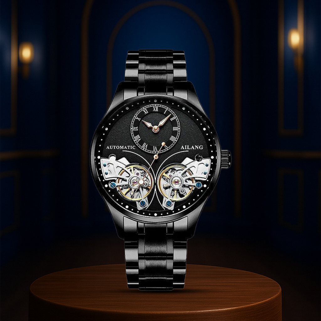 Relógio De Prestígio Com Duplo Turbilhão | 41 mm