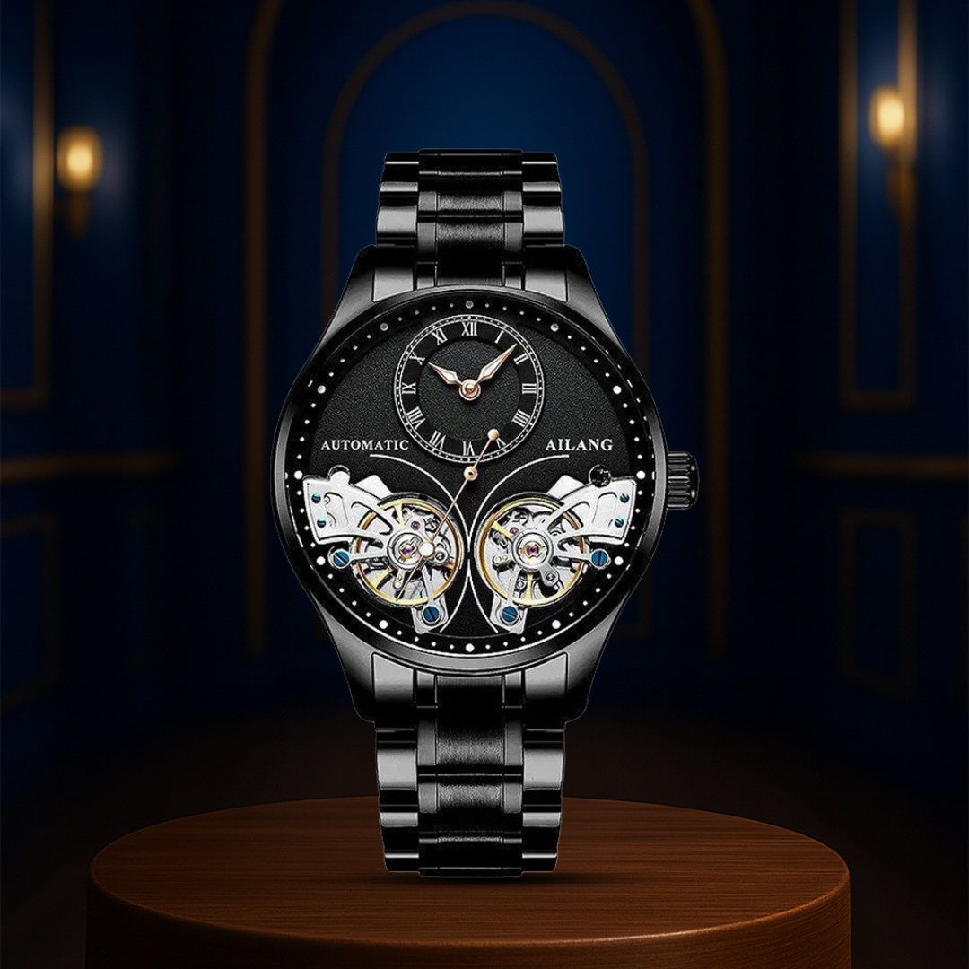 Relógio De Prestígio Com Duplo Turbilhão | 41 mm