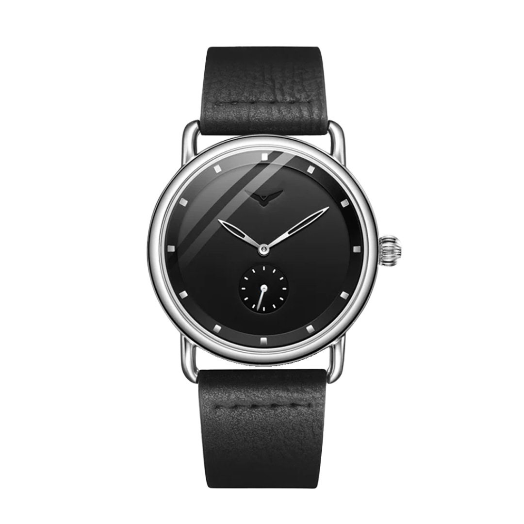 Relógio Minimalista E Elegante Com Correia De Pele | 41mm