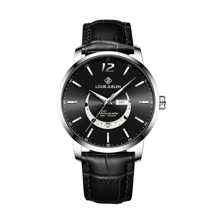Relógio Clássico Com Fases Da Lua | 42mm