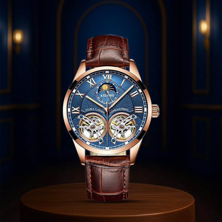 Relógio Celestial Com Duplo Turbilhão | 41mm