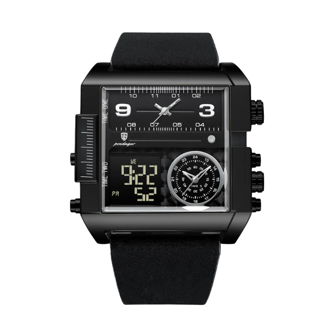Relógio De Fusão Com Duplo Mostrador | 51mm