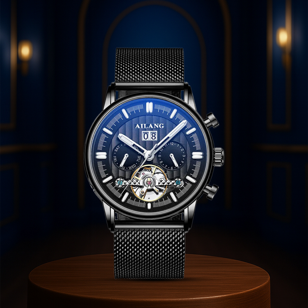 Relógio Mecânico Com Turbilhão | 41mm